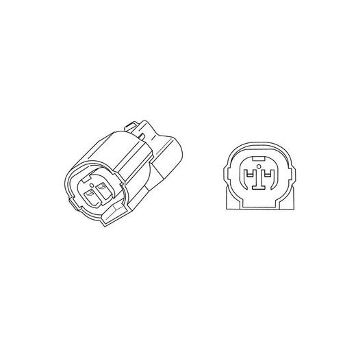 Connector leads PUIG MODELS KAWASAKI 3703N črna