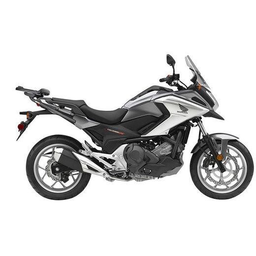 Set of SHAD TERRA TR40 adventure saddlebags and SHAD TERRA aluminium top case TR55 PURE BLACK, including mounting kit SHAD HONDA NC750X