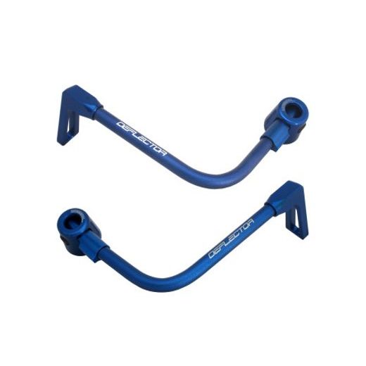 Lever guard ACCOSSATO DE003 with blue hose and joint right + left, aluminium