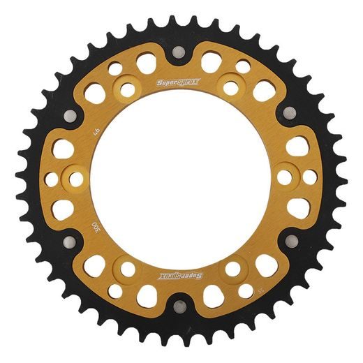 Zadnji verižnik (zobnik) SUPERSPROX STEALTH RST-300:46-GLD zlata 46T, 525
