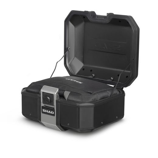 Top aluminium case SHAD Terra TR37 D0TR37100B BLACK EDITION