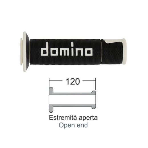 Ročaji (Gripi) DOMINO Road-Racing 184161250 black/white