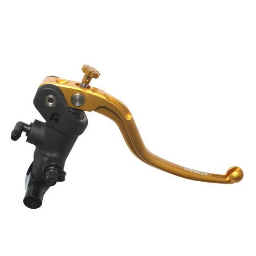 Radial brake master cylinder ACCOSSATO PC012 19 x 19 with fixed lever,gold