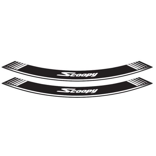 Rim strip PUIG SCOOPY 5559P srebrna set of 8 rim strips