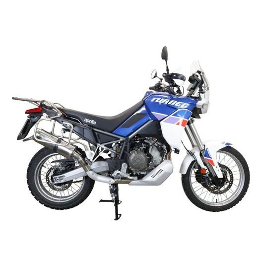 Slip-on exhaust GPR DUAL INOX BM.110.DUAL.IO Titanium Matte Black including removable db killer and link pipe