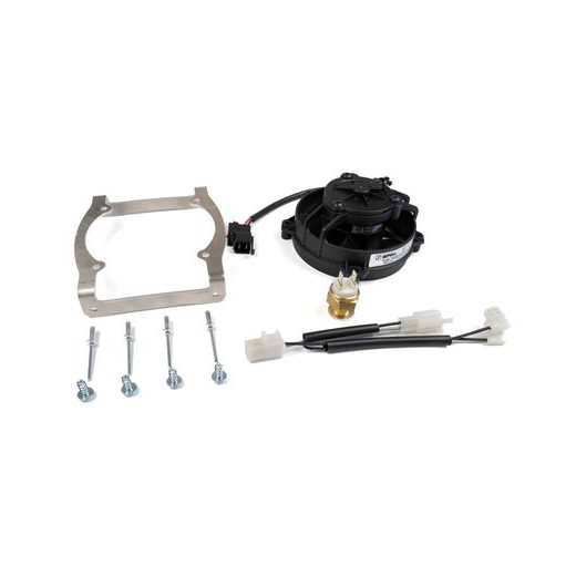 Radiator cooling fan and mounting kit SPAL EP-RFS-MTB24+1TEB with thermoswitch