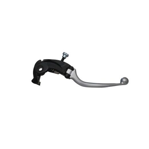 Adjustable folding lever ACCOSSATO LV020 in aluminium for Nissin radial brake master cylinder titanium