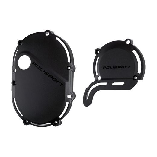 Engine covers protection kit POLISPORT 91624 Črn