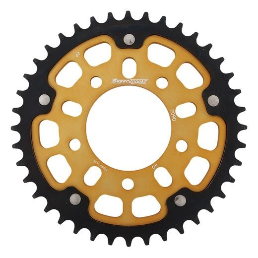 Zadnji verižnik (zobnik) SUPERSPROX STEALTH RST-7090:40-GLD zlata 40T, 530