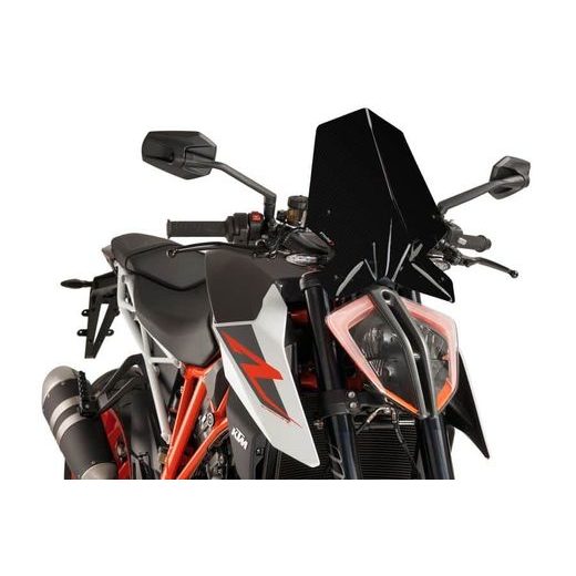 Windshield PUIG NEW GEN. SPORT 9692C carbon look