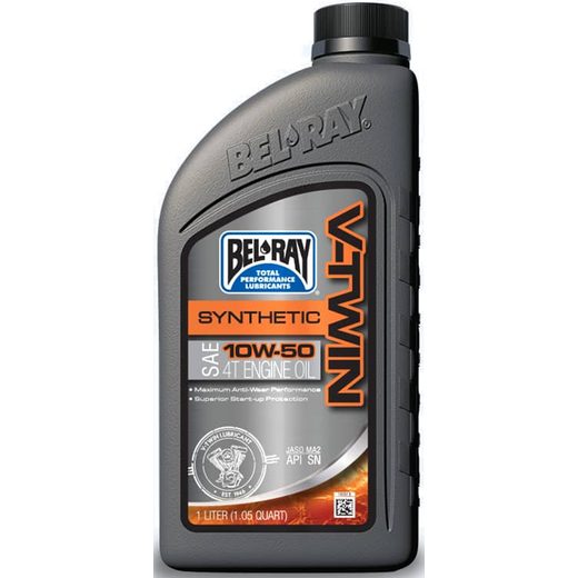 Motorno olje Bel-Ray V-TWIN SYNTHETIC 10W-50 1 l