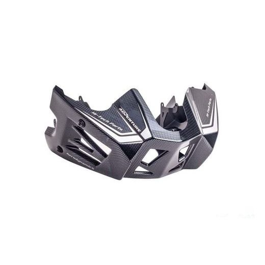 Engine spoiler PUIG 5896C carbon look stickers included