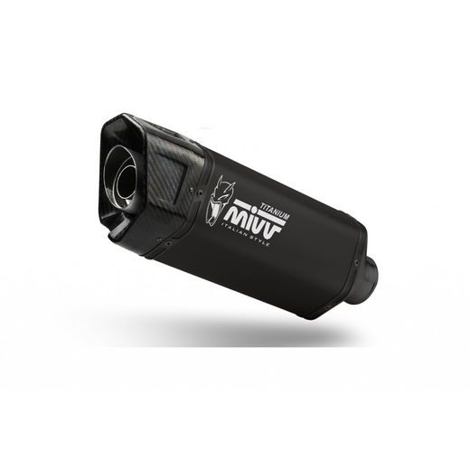 Celoten izpušni sistem 2x1 MIVV SR-1 Y.080.LR1TBN Black titanium