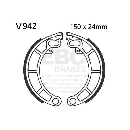 Brake shoe set EBC V942