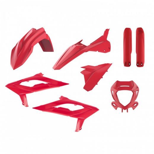 Set plastik POLISPORT 91374 Rdeč