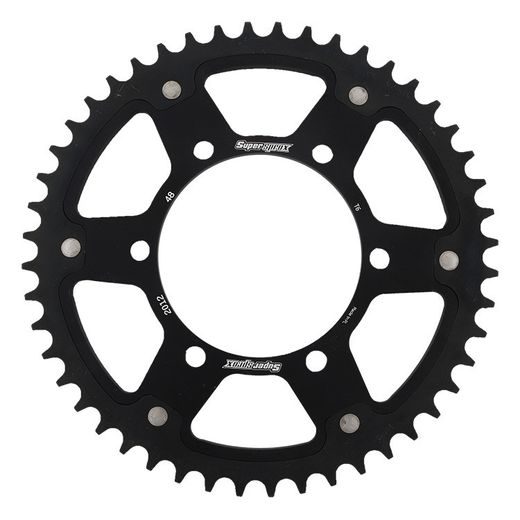Zadnji verižnik (zobnik) SUPERSPROX STEALTH RST-2012:48-BLK črna 48T, 525