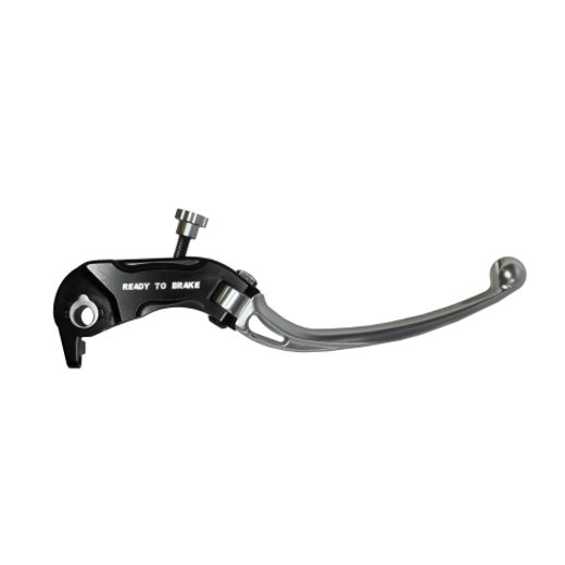 Brake lever folding ACCOSSATO LV030 in aluminium for brake master cylinder Ready To Brake srebrna
