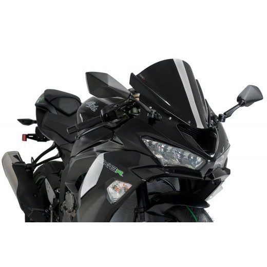 Windscreen PUIG RACING 3177N črna