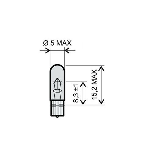 Lamp RMS 246510271 T5 12V 2,3W