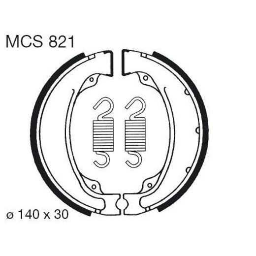 Zavorne čeljusti LUCAS MCS 821