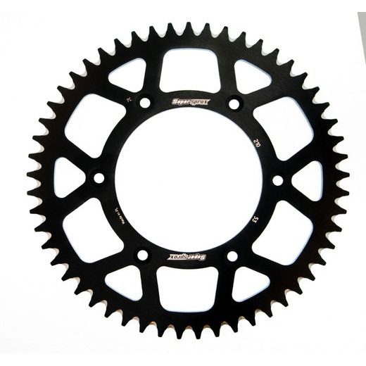 Rear ALU sprocket SUPERSPROX RAL-210:53-BLK črna 53T, 520