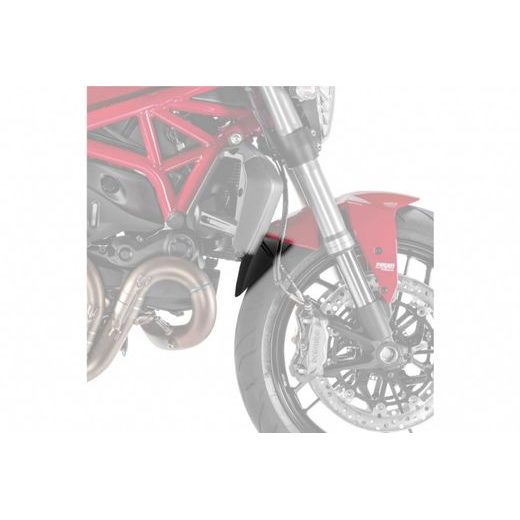 Front fender extension PUIG 3897N črna