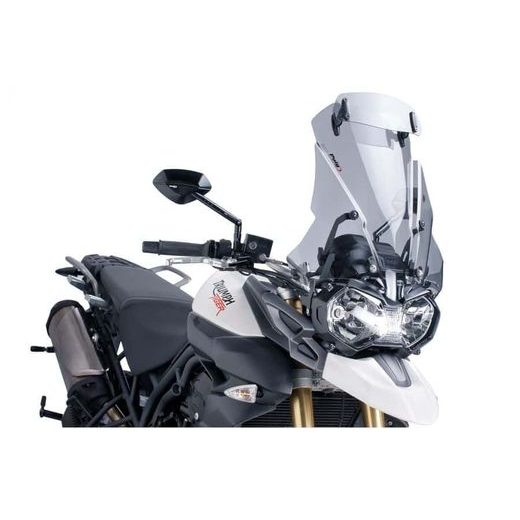Windscreen PUIG TOURING WITH VISOR 5918H smoke