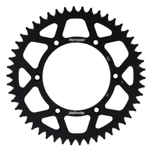 Rear ALU sprocket SUPERSPROX RAL-808:50-BLK črna 50T, 520