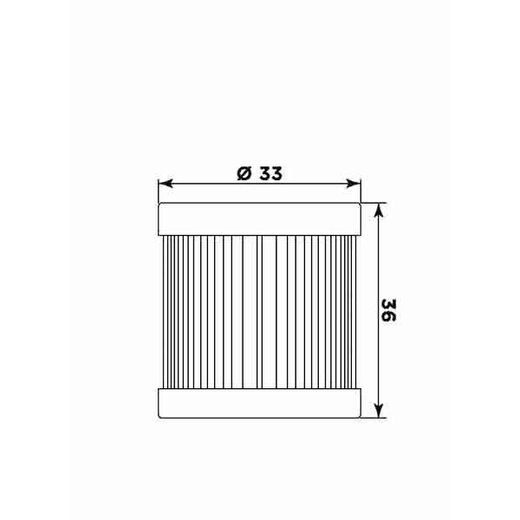 Oljni filter MIW P5005 (alt. HF181)
