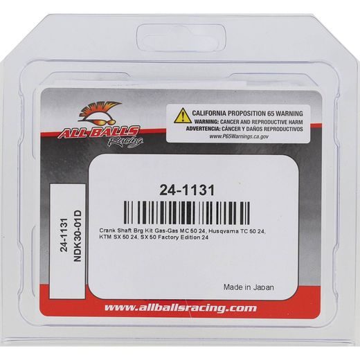 Crankshaft bearing kit All Balls Racing 24-1131