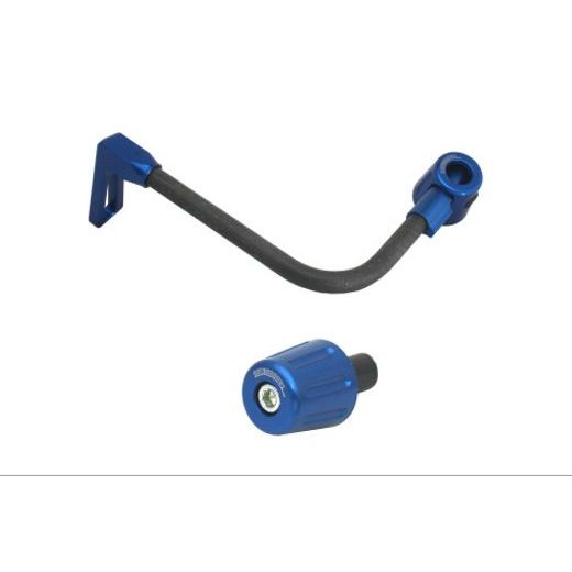 Lever guard in carbon + right end ACCOSSATO DE010 with black hose and joint levi