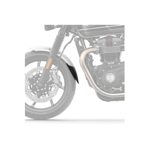 Front fender extension PUIG 21257N črna