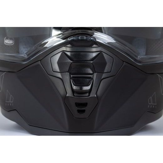 Motocross Helmet CASSIDA ROAD RUNNER DUAL black matt/ dark grey/ black matt peak XL
