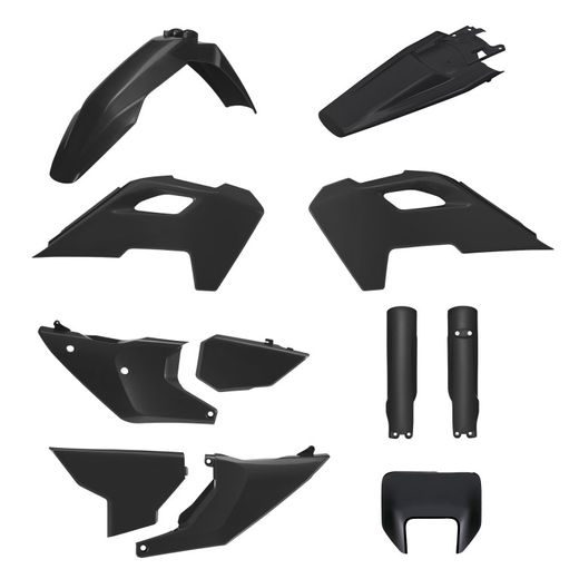 Set plastik POLISPORT 91648 Črn
