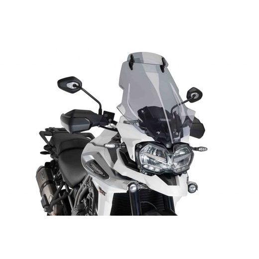 Windscreen PUIG TOURING WITH VISOR 9614H smoke