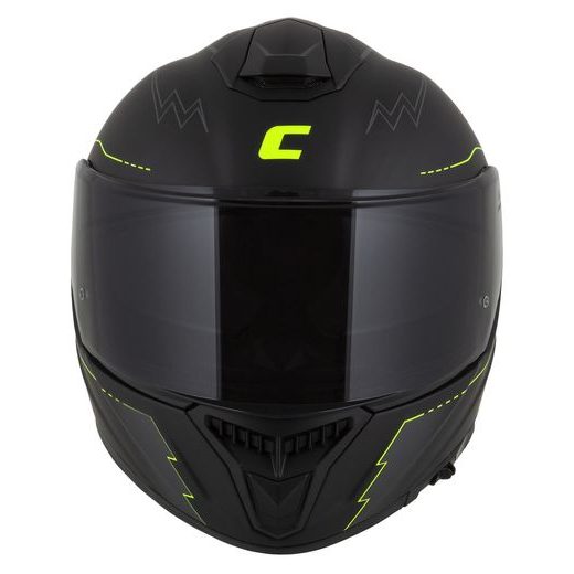 Integralna čelada CASSIDA Integral GT 2.1 Flash matt black/ fluo yellow/ dark grey M