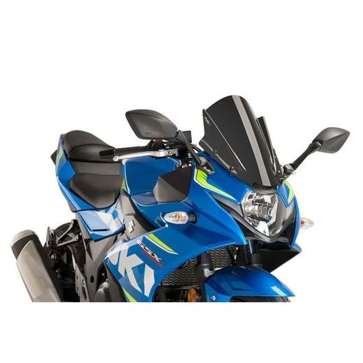 Windscreen PUIG RACING 9722C carbon look