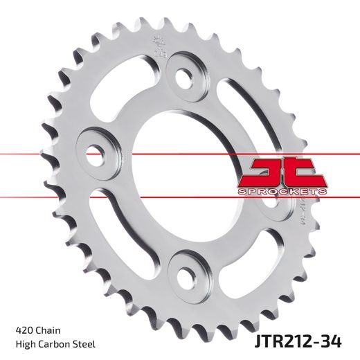 Zadnji verižnik (zobnik) JT JTR 212-34 34T, 420
