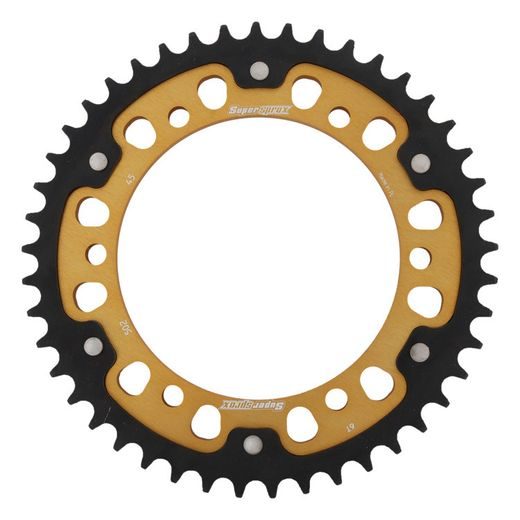 Zadnji verižnik (zobnik) SUPERSPROX STEALTH RST-502:45-GLD zlata 45T, 530