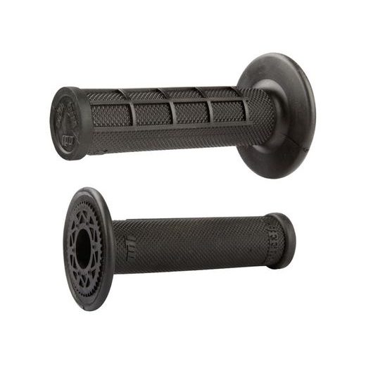 Single-ply grips ODI RUFFIAN H01RFB Črn Half-Waffle