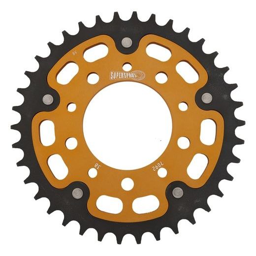 Zadnji verižnik (zobnik) SUPERSPROX STEALTH RST-7092:38-GLD zlata 38T, 525