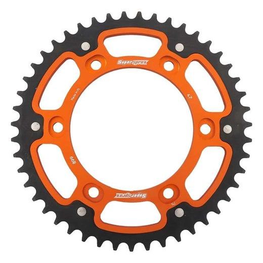 Zadnji verižnik (zobnik) SUPERSPROX STEALTH RST-899:47-ORG oranžna 47T, 525
