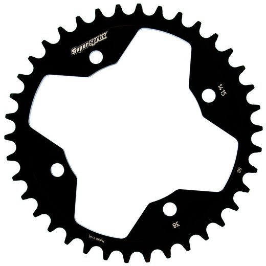 Verižni set EK - Srebrna chain 520 SRO, O-ring, CHK front sprocket JT, CHK rear sprocket SUPERSPROX za ATV KAWASAKI KFX 450 R 2008-2011