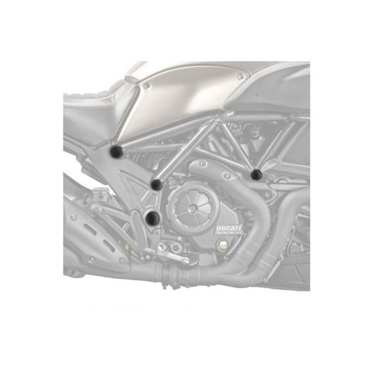 Chassis cap covers PUIG 9611N črna