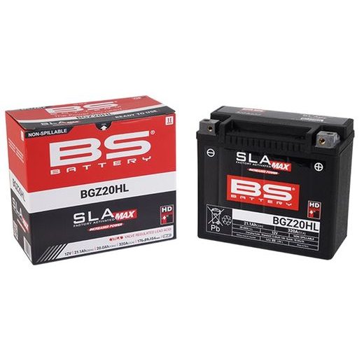 Tovarniško aktiviran akumulator BS-BATTERY BGZ20HL SLA MAX