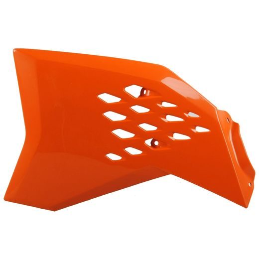 Radiator scoops POLISPORT 8412400013 (par) orange KTM