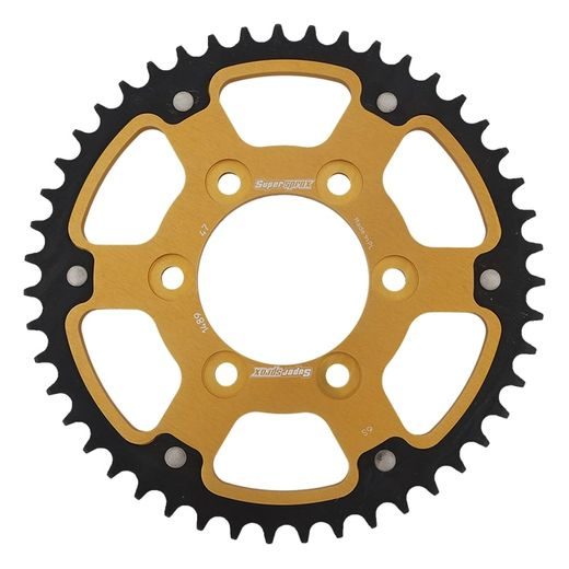 Zadnji verižnik (zobnik) SUPERSPROX STEALTH RST-1489:47-GLD zlata 47T, 525