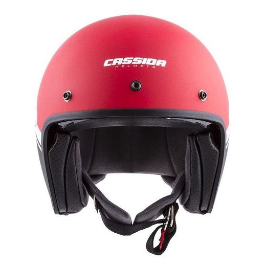 Jet čelada CASSIDA OXYGEN JAWA OHC red matt / black / white XL