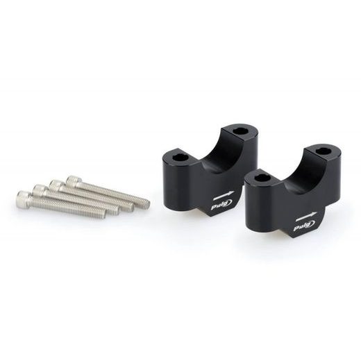 Risers PUIG 20309N črna height 30mm, d 32mm