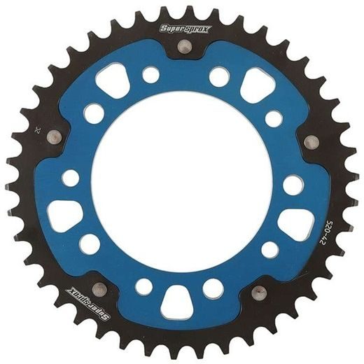 Zadnji verižnik (zobnik) SUPERSPROX STEALTH RST-1303:42-BLU moder 42T, 520